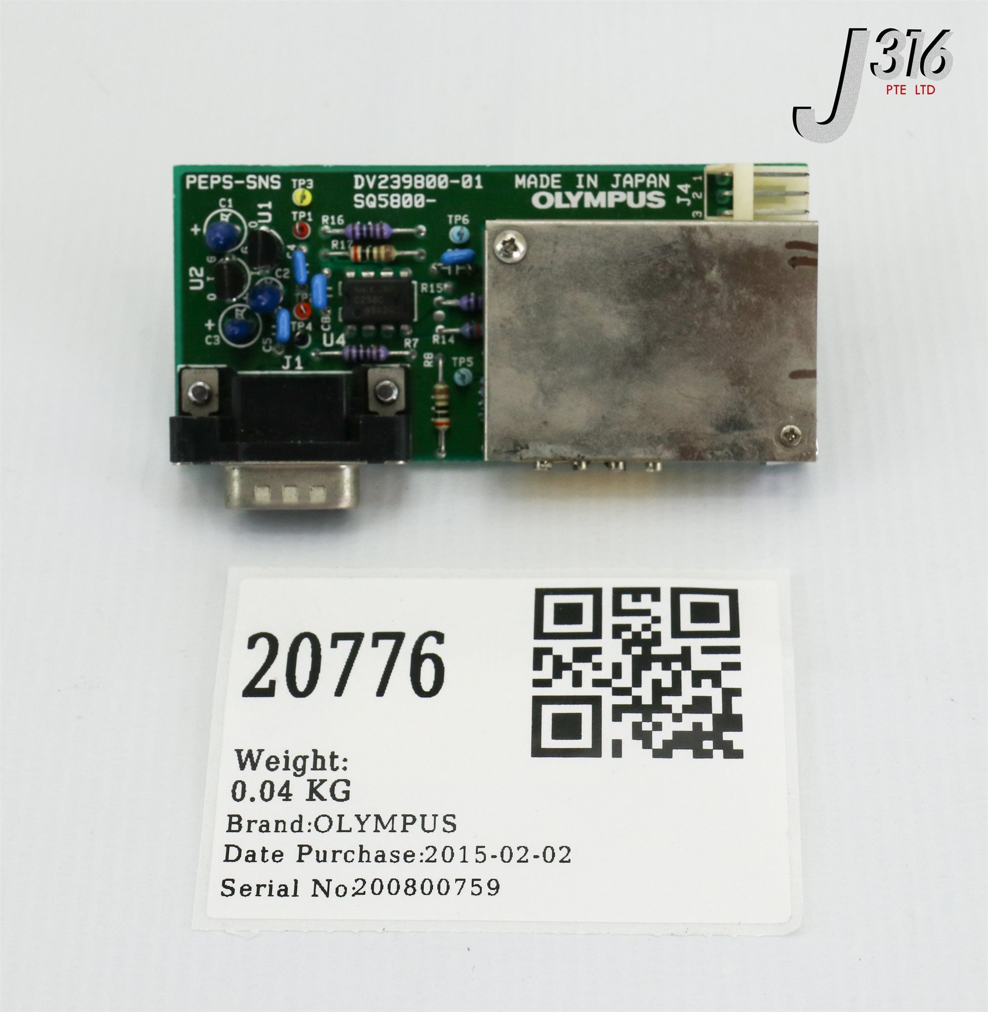 20776 OLYMPUS PCB ASSY, PEPS-SNS, SQ5800 DV239800-01 | eBay